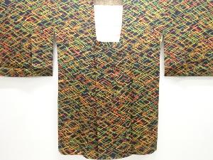 重ね菱模様ロング道行コート